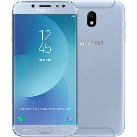 Смартфон Samsung Galaxy J7 2017 Sm J730 цена телефона Цвет голубой