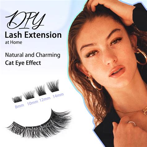 HOT Amazon DIY Lash Extensions At Home Lash Clusters Segment Lash XJ148 Obeya Beauty Lashes