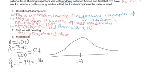 9 2 One Proportion Z Test Youtube