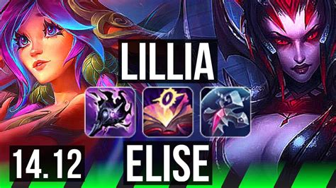 LILLIA Vs ELISE JGL Rank 2 Lillia 11 1 13 Dominating EUNE