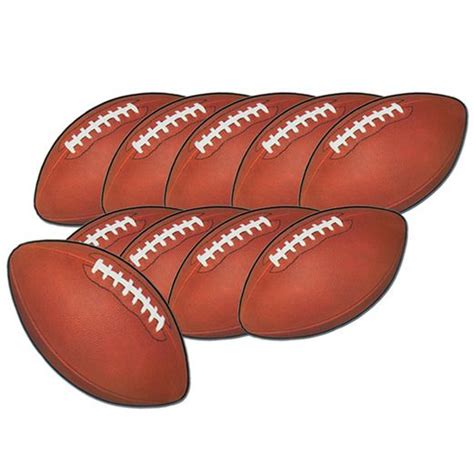 Mini Football Cutouts Fiesta Party Supplies