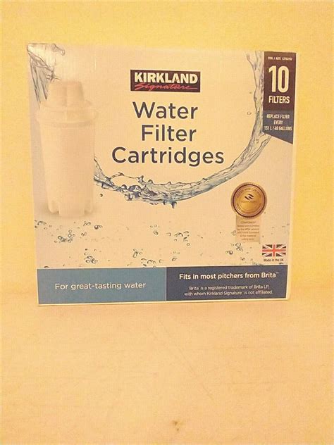 Kirkland Signature 1276702 Water Filter Cartridge For Brita 8 Filters