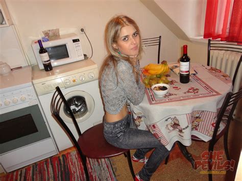 Blonde Jewish Babe Genya Tries Out Sex On Camera For The First Time