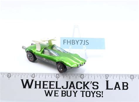 Swingin Wing Light Green Redline Hot Wheels Mattel Vintage Rl Wheeljack S Lab