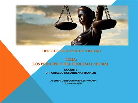 Los Principios Del Derecho Laboral Ppt