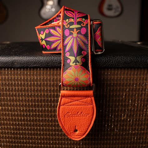 Souldier Guitar Strap Daisy Orange Reverb