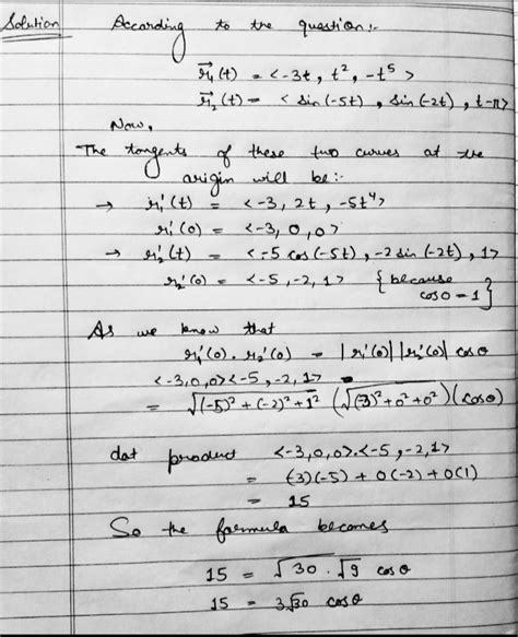 [solved] The Curves Ri T 3t T To And R2 T Sin 5t