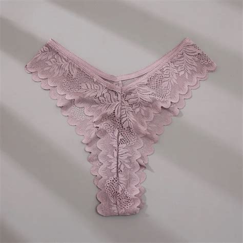 FINETOO Hot Women Lace Panti Sexy Transparent Thongs