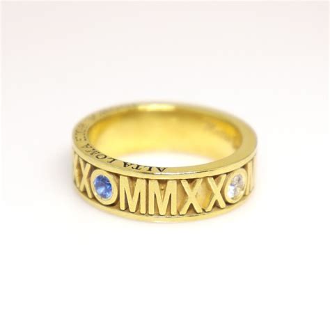 Roman Numeral Class Ring Graduation Ring High School Class Etsy