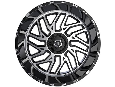 TIS Machined Black 544 Wheels Havoc Offroad