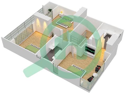 Floor Plans For Type Premier Bedroom Townhouses In Nasma Residence