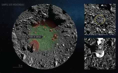 NASA news: Images show moment OSIRIS-REx lands on Asteroid Bennu for ...