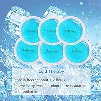 Amazon LotFancy Reusable Gel Ice Pack For Hot Cold Therapy 6PCS Small Heating Cooling Pad