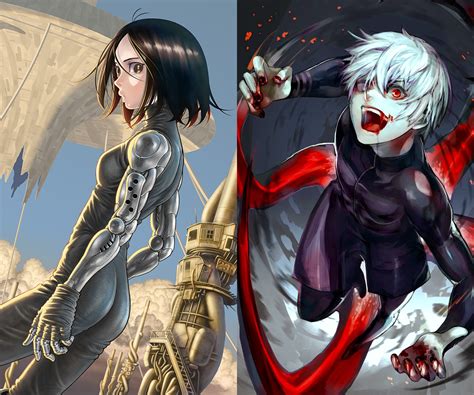 Alita Vs Ken Kaneki Battle Angel Alita Vs Tokyo Ghoul Battles