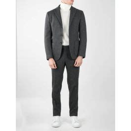 KIRED Gray Virgin Wool Cashmere Ea Suit IsuiT