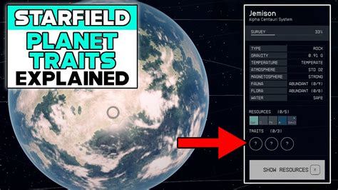 Starfield Planet Traits Explained Youtube