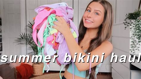 Huge Try On Shein Summer Bikini Haul Youtube