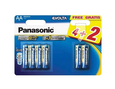 Bateria Alkaliczna Panasonic Aa Evolta Lr Ege Szt Panasonic