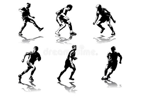 Soccer Figures 2 Stock Vector Illustration Of Vector 2772913