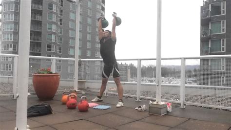 Kettlebell Long Cycle 2x24kg 4min 48 Reps Trifon Marchovski YouTube