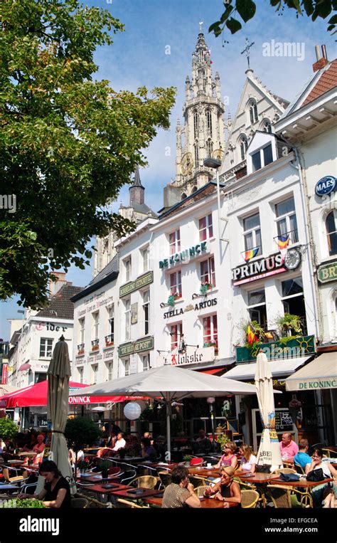 Belgium, Antwerp, Restaurant Stock Photo - Alamy