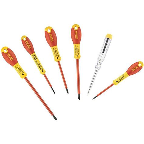 Stanley Fatmax Vde Insulated Screwdriver Set Piece Axminster Tools