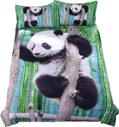 Alicemall 3d Panda Bedding Cute Panda Climbing The Tree