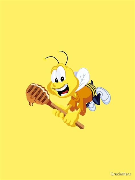 Honey Nut Cheerios Mascot Buzz The Bee Illustration Iphone Case For