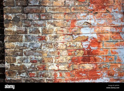 Old Cracked Brick Wall Texture Stock Photo Alamy