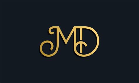 Luxury Fashion Initial Letter Md Logo Vector Art At Vecteezy