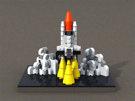 Beautifully designed LEGO Space Shuttle on launch : r/lego