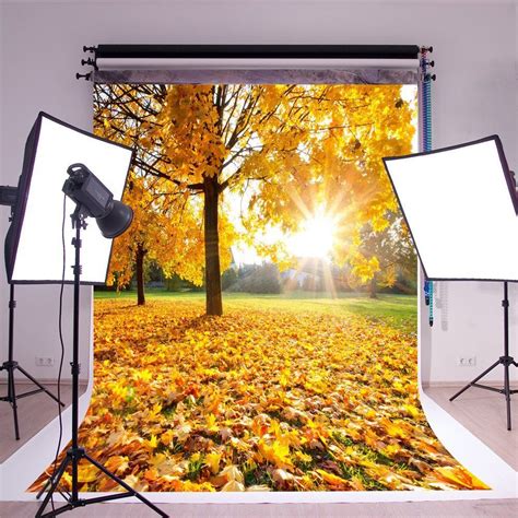 Amazon.com : Kate 5x7ft/1.5x2.2m Autumn Photography Backdrops Yellow ...