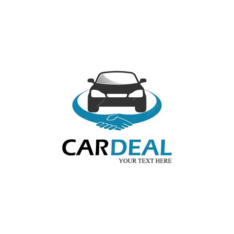 Premium Vector | Car deal logo design template