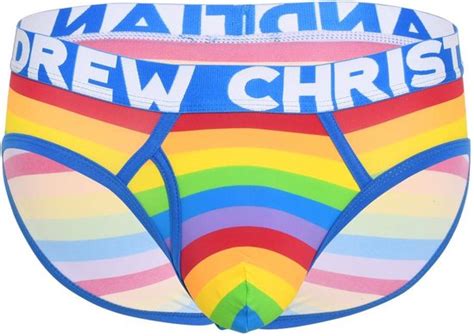 Andrew Christian Pride Stripe Fly Brief W ALMOST NAKED MAAT M Heren Ondergoed Bol