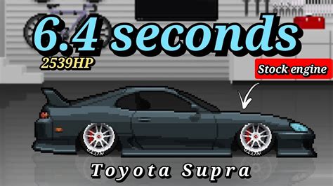 PIXEL CAR RACER TOYOTA SUPRA MK4 FULL UPGRADE TUNE 6 4seconds YouTube