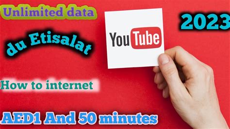 How To Internet Data Offer Etisalat Du File Per Minutes Data