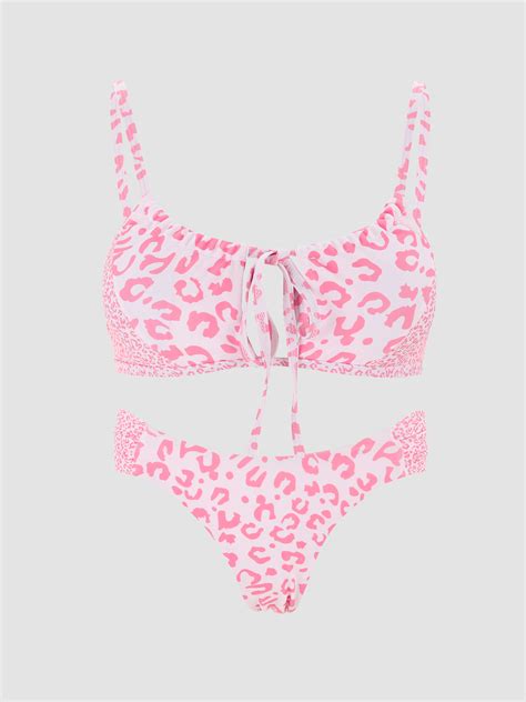 Leopard Print Bikini Set Cider