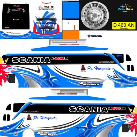 Kumpulan Livery Bus Simulator Indonesia Part