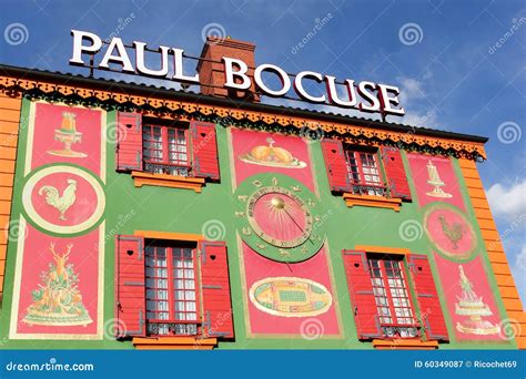 Facade of Paul Bocuse Restaurant in Lyon, France Editorial Photography ...