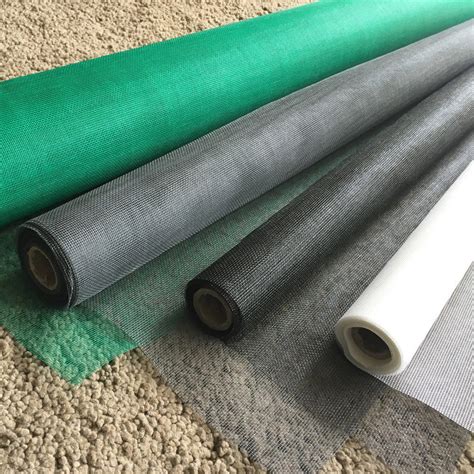 Black Pvc Coated M X M Roll Fiberglass Insect Window Screen Mesh