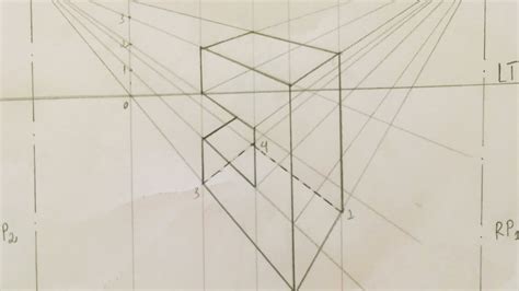 Como Representar Figura Em Perspectiva Rigorosa 2 Pontos De Fuga