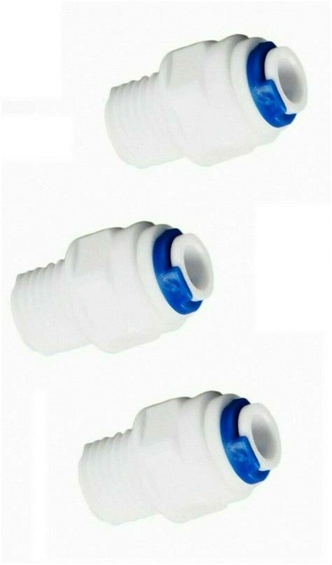 X Quick Connector Push Fit Tube X Threaded Male Reverse Osmosis