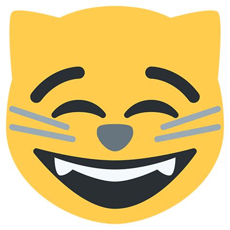 Cat Emoji Emoticon Happy Smile Smiley Icon Images