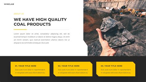 Minelab Coal Mining Powerpoint Presentation Template Presentation