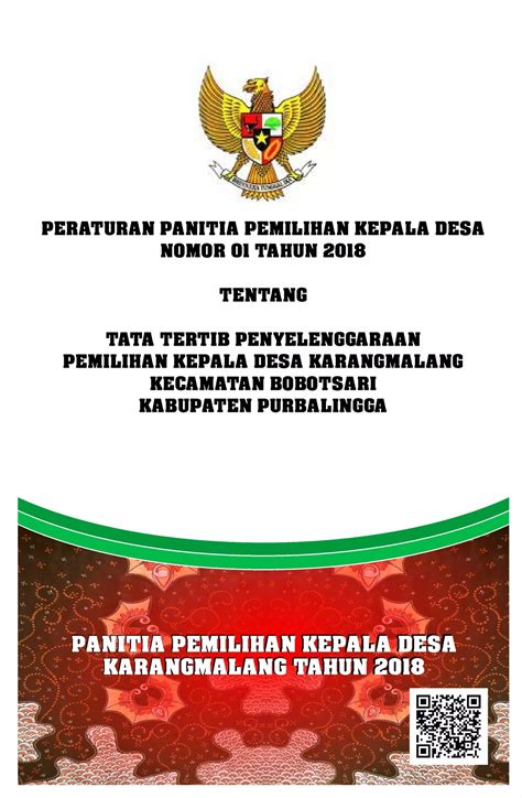 PERATURAN PANITIA PEMILIHAN KEPALA DESA KARANGMALANG PDF