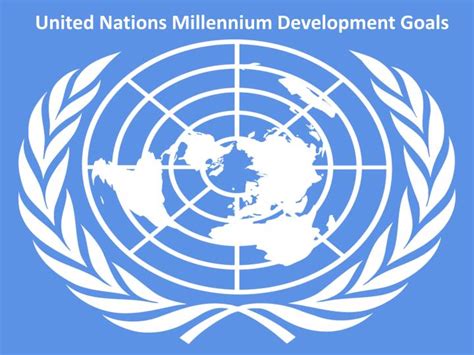 PPT United Nations Millennium Development Goals PowerPoint