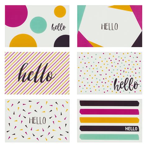 48 Pack All Occasion Hello Cards with Envelopes, Greeting Note Cards in ...