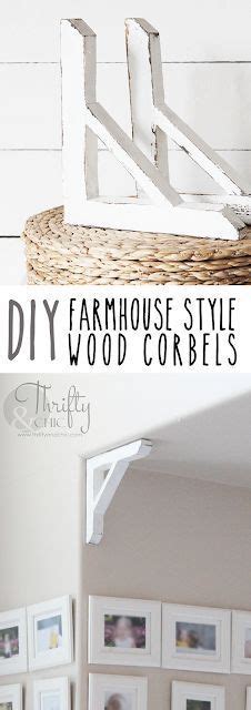 DIY Farmhouse Style Wood Corbels | Farmhouse style diy, Farmhouse diy ...