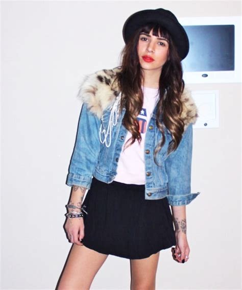 Hanna Beth Hanna Beth Scene Queens Denim Jacket Punk My Style