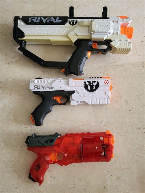 Nerf blasters, Hobbies & Toys, Toys & Games on Carousell